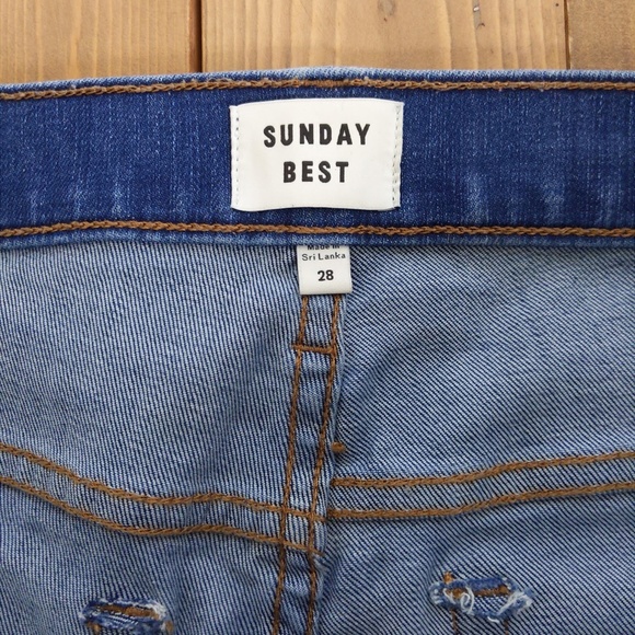 Sunday Best 10″ High Waisted Skinny Jeans - Picture 2 of 12